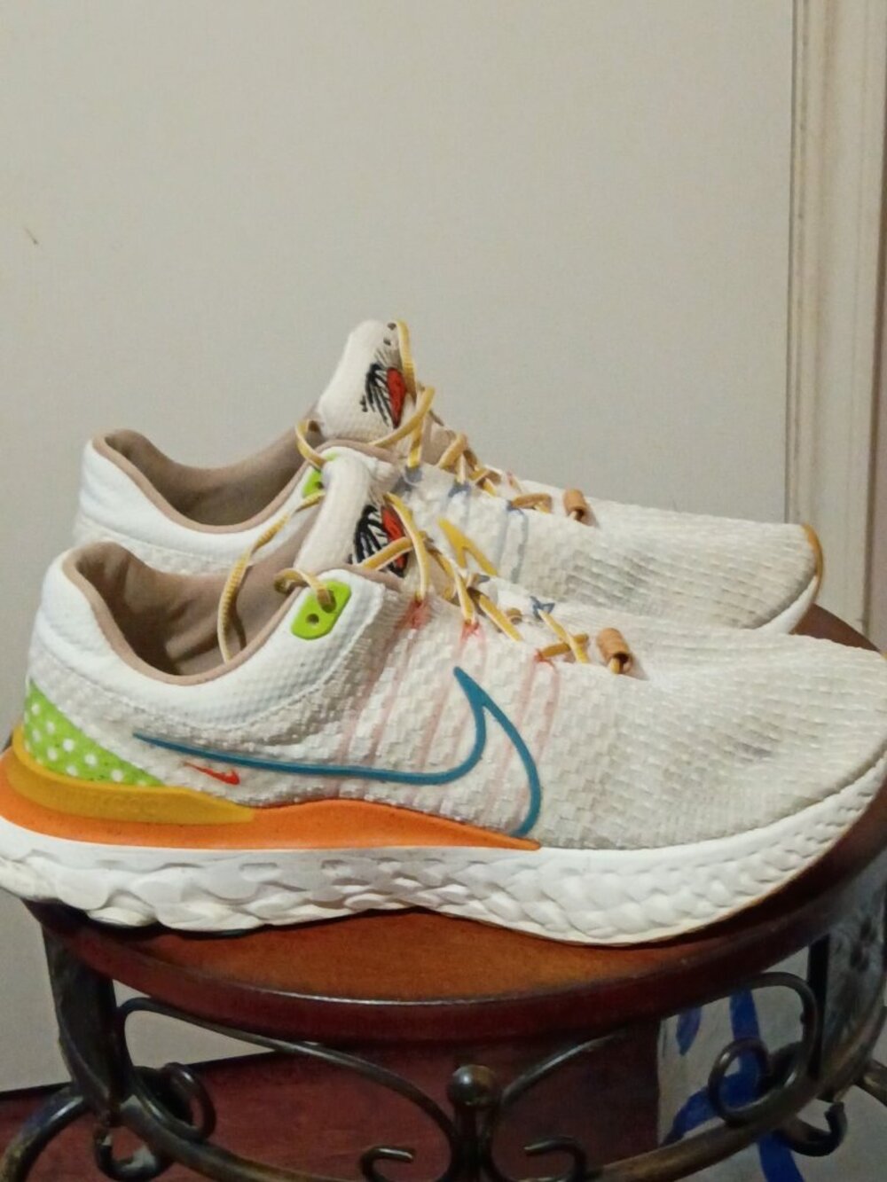Nike React Infinity Run Flyknit 3 Sun Club Sail Running Shoes DV1744-141 Mens 13